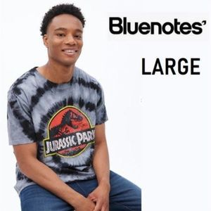 NWT JURASSIC PARK TIE DYE GRAPHIC TEE MENS SIZE LARGE